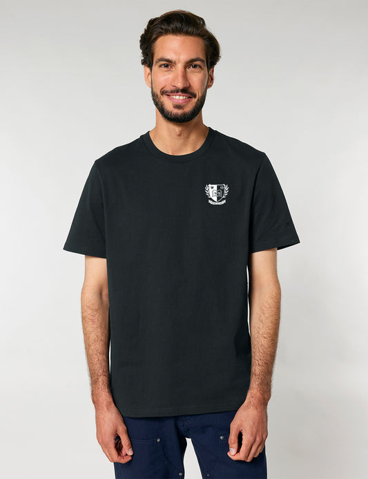 T-Shirt noir logo blason