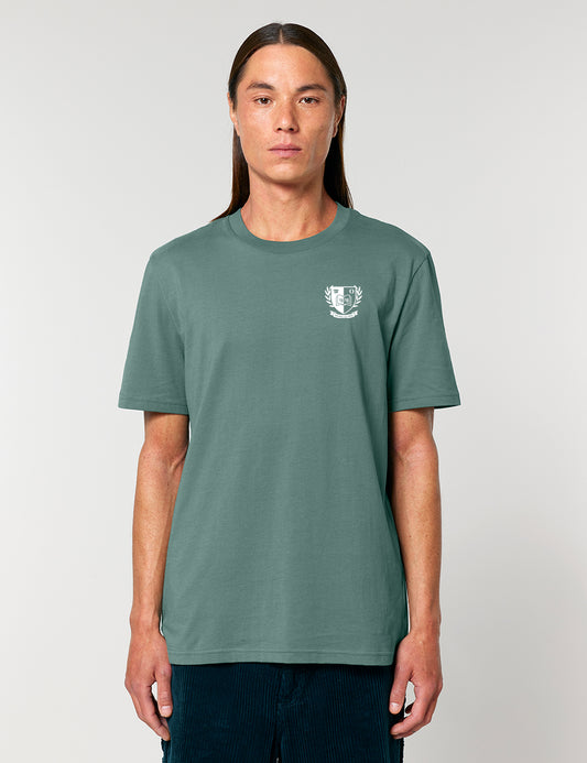 T-Shirt vert logo blason