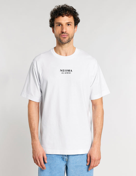 T-Shirt blanc logo texte