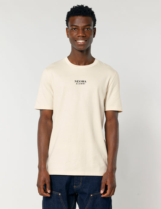 T-Shirt crème logo texte