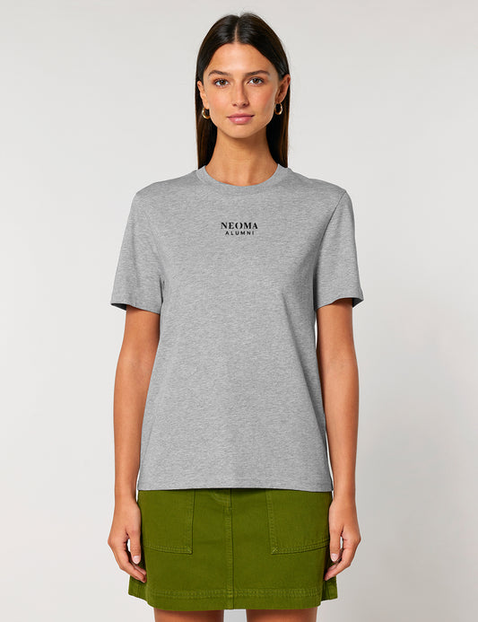 T-Shirt gris logo texte