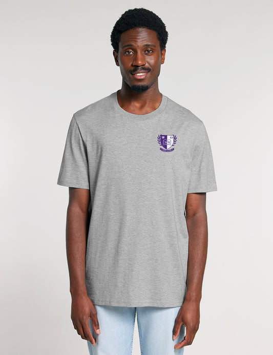 T-Shirt gris logo blason