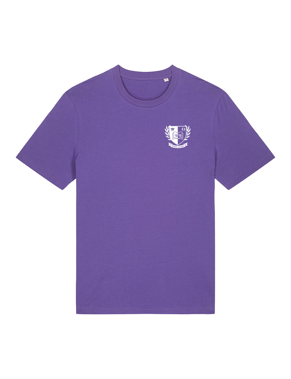 T-Shirt violet logo blason