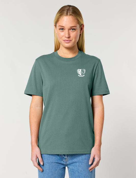 T-Shirt vert logo blason