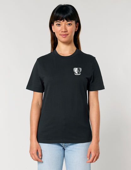 T-Shirt noir logo blason