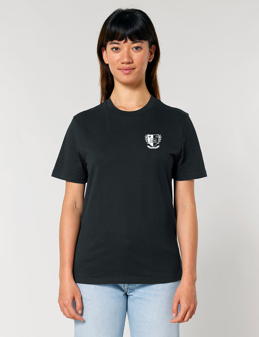 T-Shirt noir logo blason