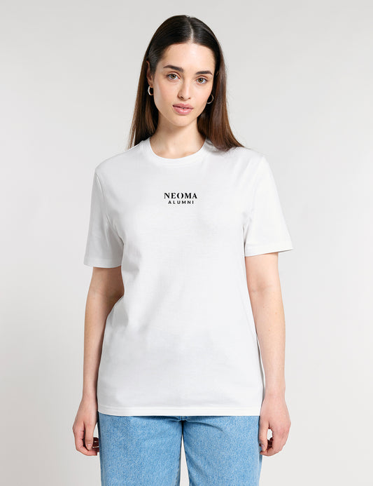 T-Shirt blanc logo texte