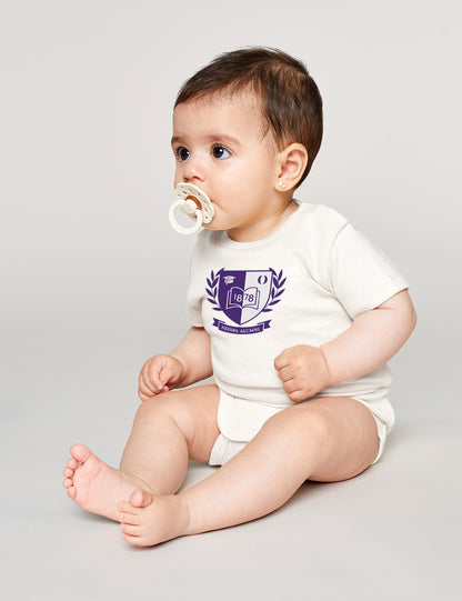 Body bébé blanc à manches courtes