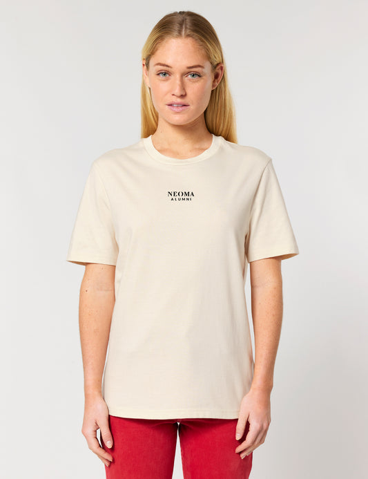 T-Shirt crème logo texte