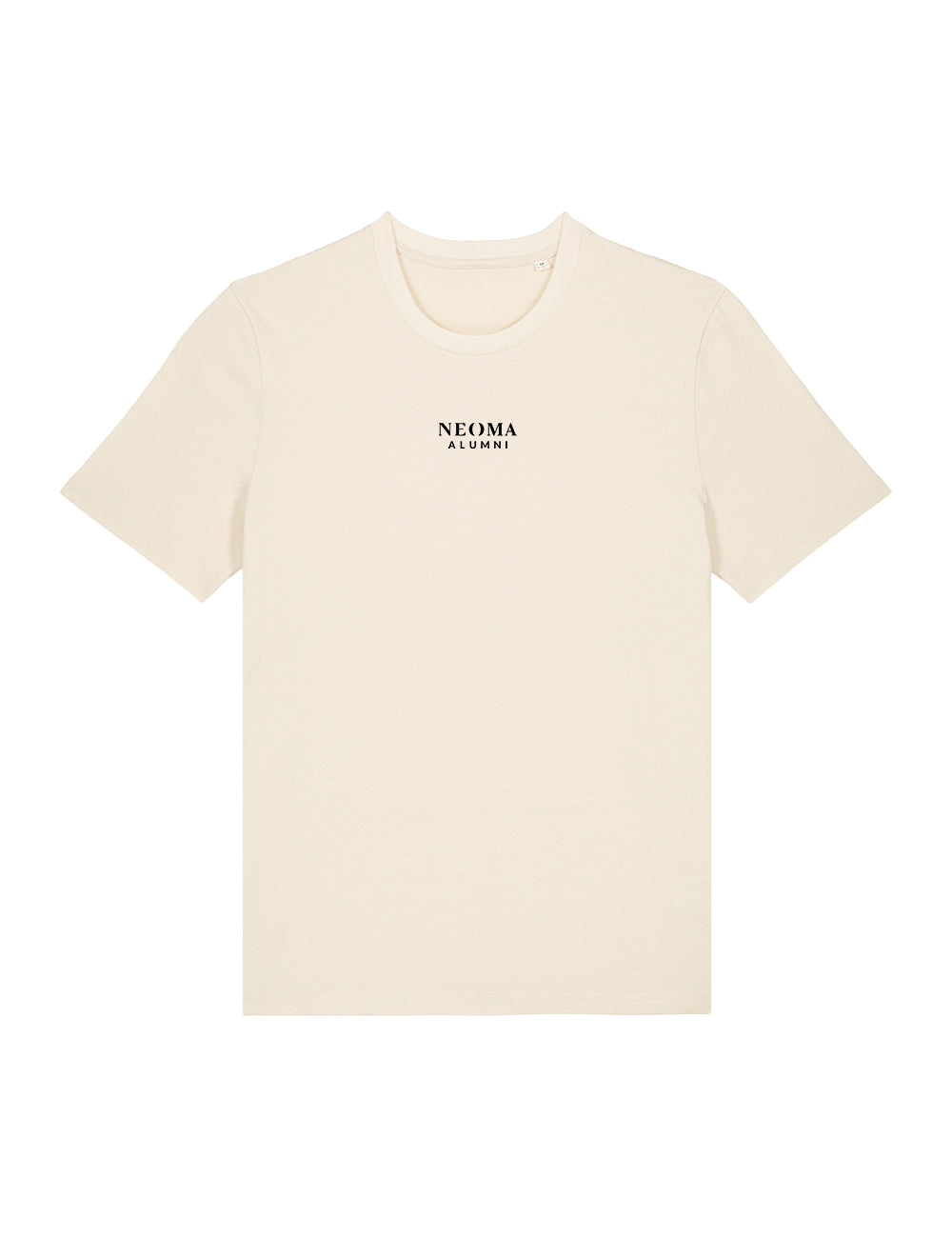 T-Shirt crème logo texte