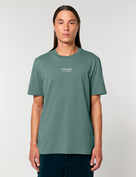 T-Shirt vert logo texte