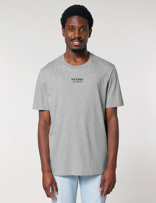 T-Shirt gris logo texte