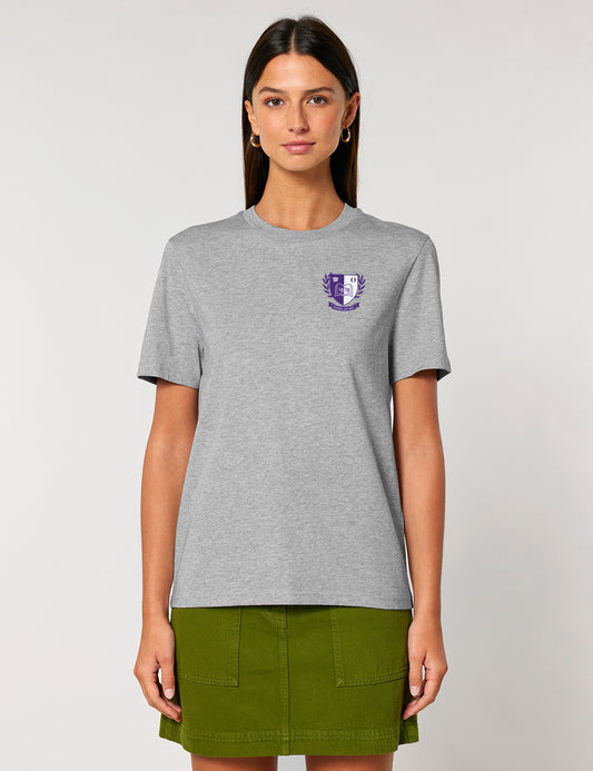 T-Shirt gris logo blason