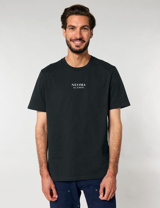 T-Shirt noir logo texte