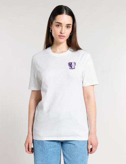 T-Shirt blanc logo blason