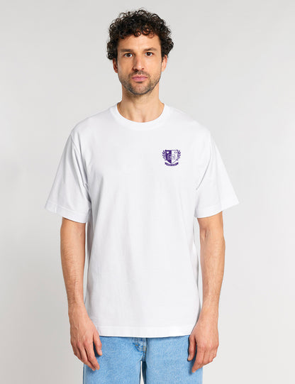 T-Shirt blanc logo blason