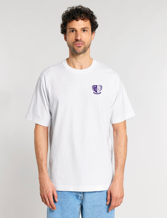 T-Shirt blanc logo blason
