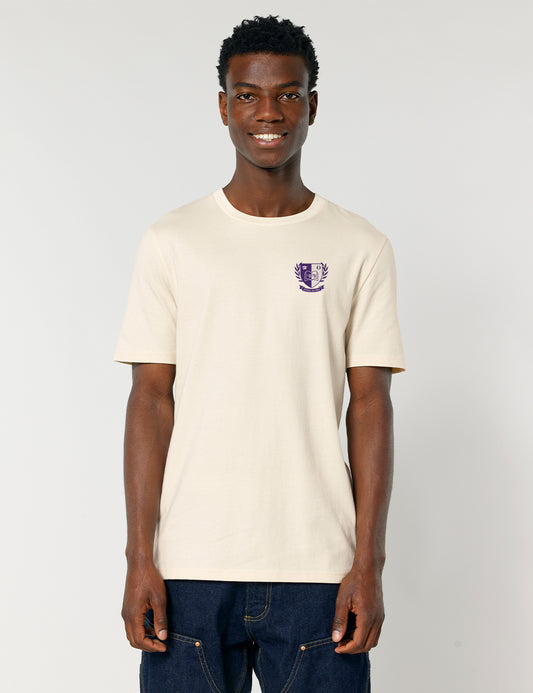 T-Shirt crème logo blason