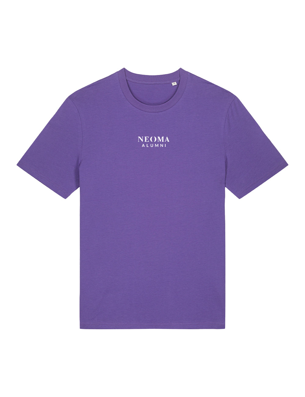 T-Shirt violet logo texte