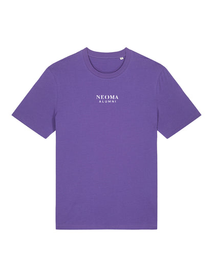T-Shirt violet logo texte